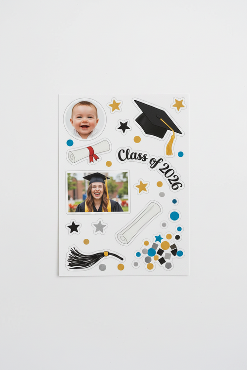 4x7 Customized Photo Sticker Sheet